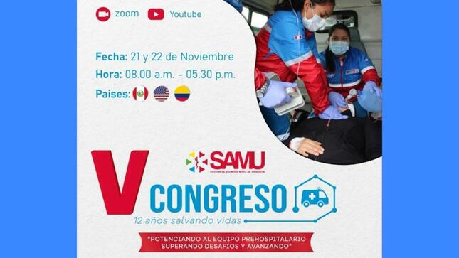 SAMU apertura el V Congreso internacional para fortalecer capacidades en procedimientos y buenas prácticas prehospitalarias