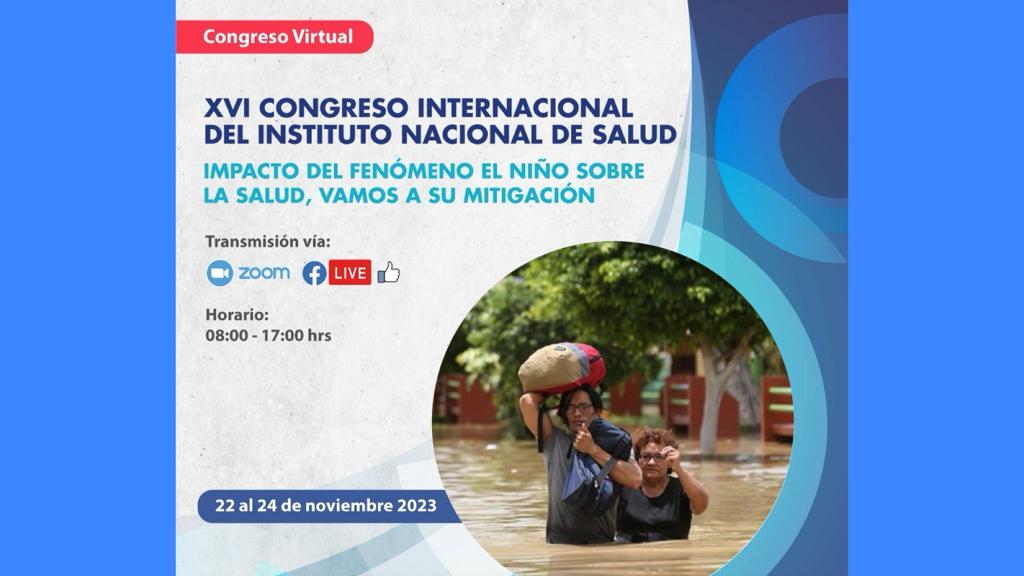 Expertos nacionales e internacionales abordarán temas del fenómeno El Niño y su impacto en la salud