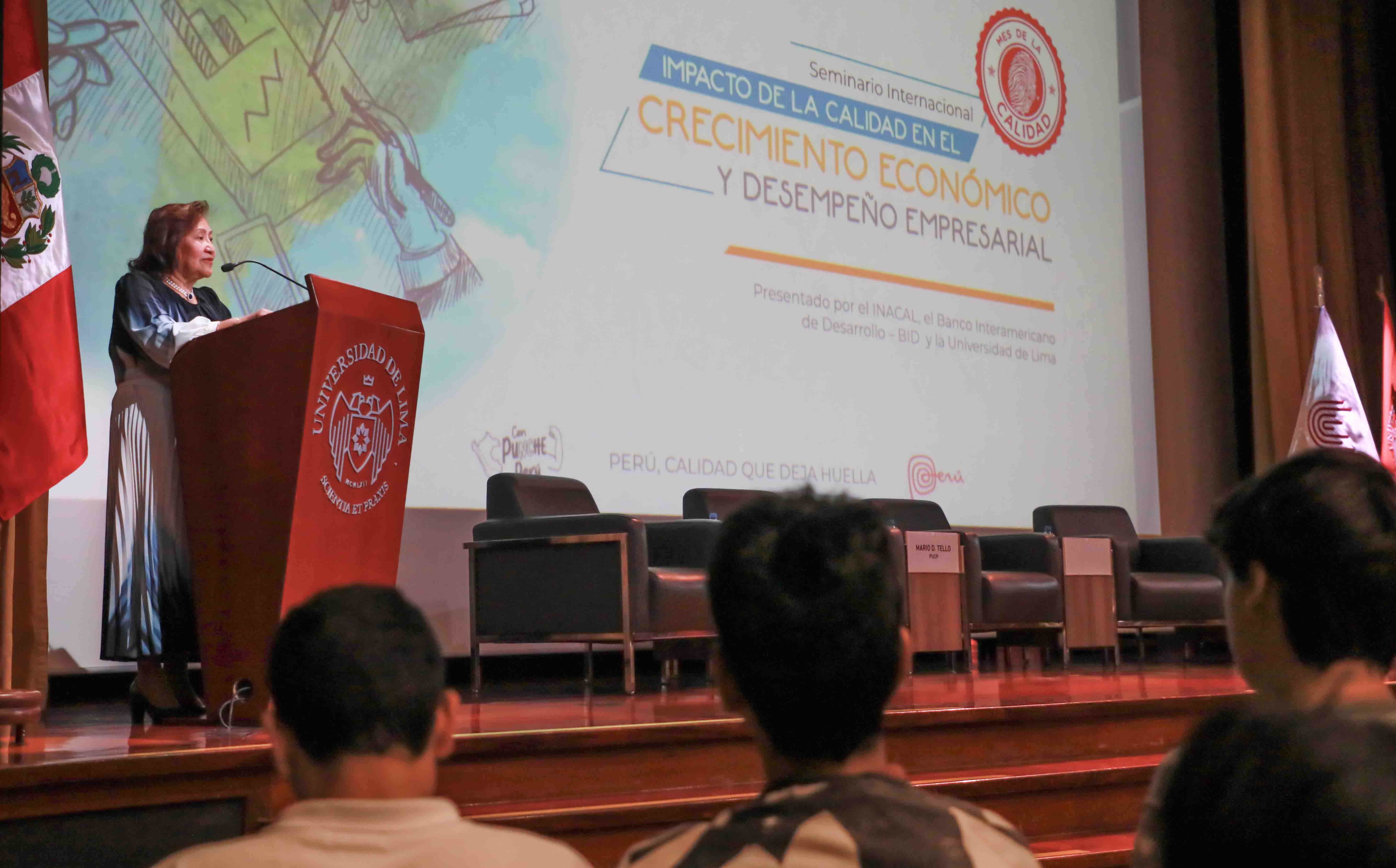 En el marco de seminario internacional: “Impacto de la calidad en el crecimiento económico y desempeño empresarial”