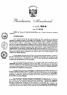 Vista preliminar de documento 268-2020-IN (Crear Comisión Sectorial de naturaleza temporal encargada del Informe Técnico respecto a los pases a la situación de retiro, así como ascensos)