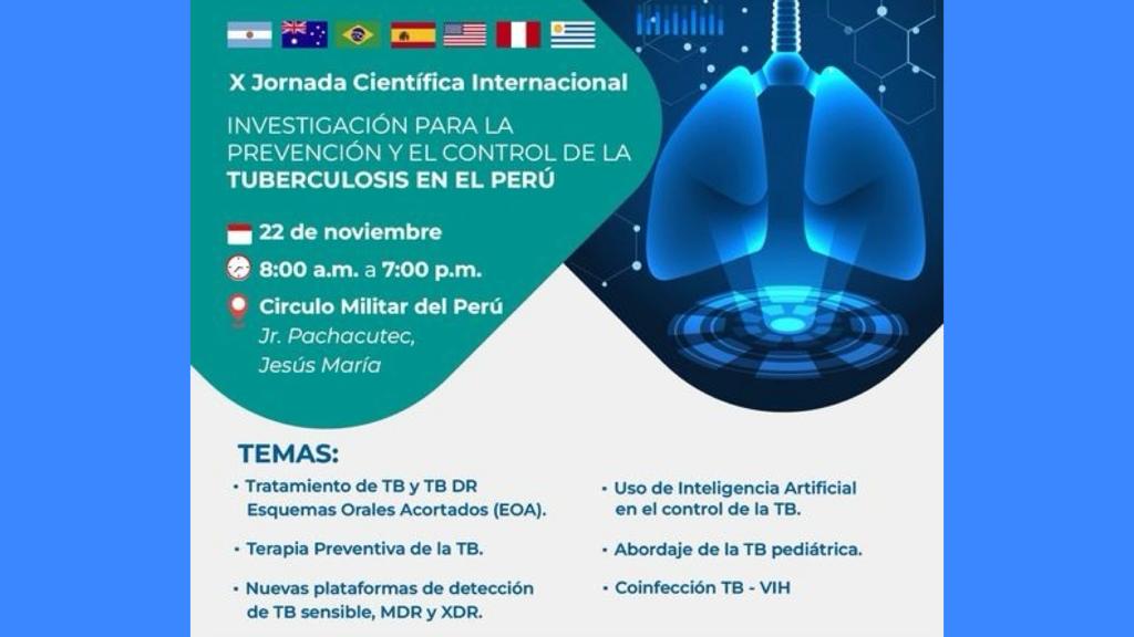 Minsa realiza jornada científica sobre la investigación para la prevención y control de la tuberculosis (TB)