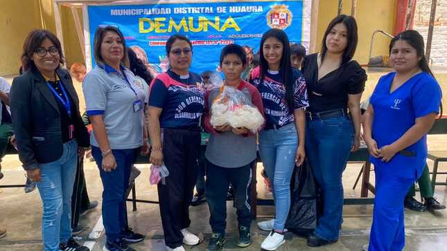 MUNICIPALIDAD DISTRITAL DE HUAURA A TRAVÉS DE DEMUNA CELEBRA EL DÍA DE LA DECLARACIÓN DE LOS DERECHOS DEL NIÑO CON JUEGOS INCLUSIVOS EN INSTITUCIONES EDUCATIVAS 
