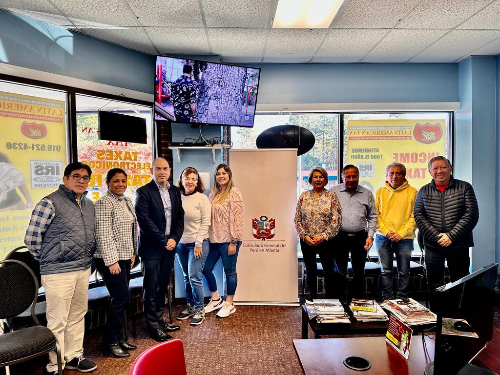Consulado General del Perú en Atlanta realiza jornadas itinerantes a Raleigh, Carolina del Norte