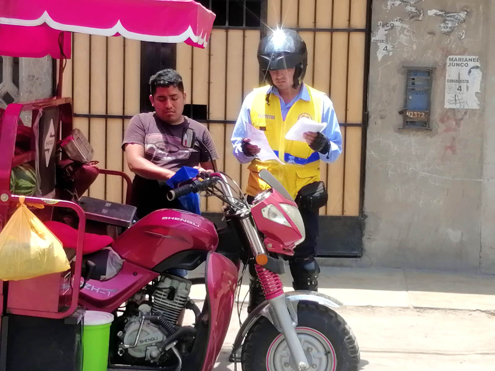 Fiscalizaciรณn y control de la MPH continรบa reordenando la ciudad ante el comercio informal