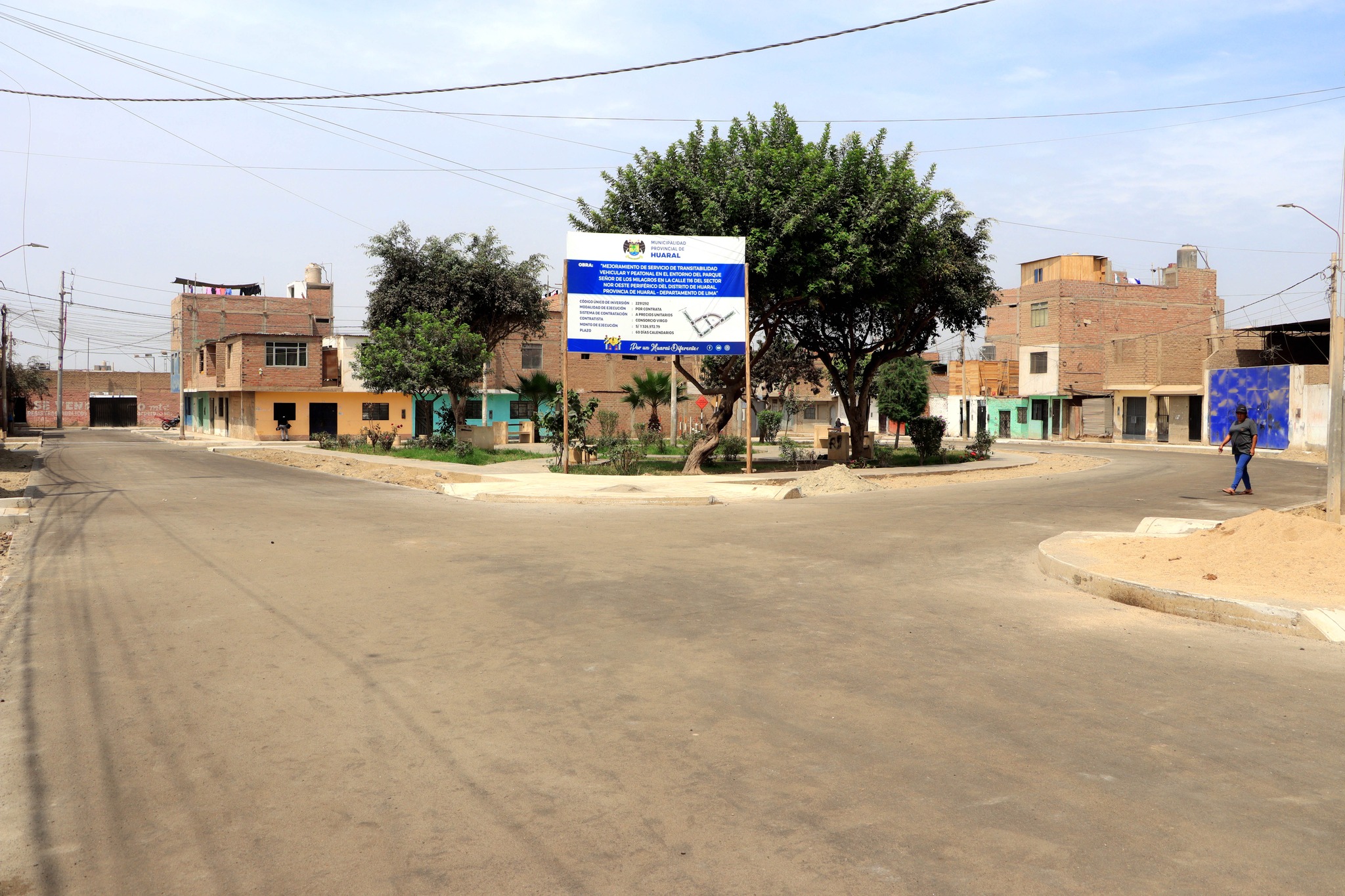 MPH esta prรณxima a culminar esperada obra de pistas y veredas de la Urbanizaciรณn Seรฑor de los Milagros