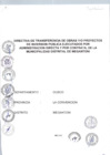 Vista preliminar de documento Directiva de Transferencia de Obras y/o Proyectos de Inversion Publica Ejecutados Por Administracion Directa y por Contrata, de la Municipalidad Distrital de Megantoni