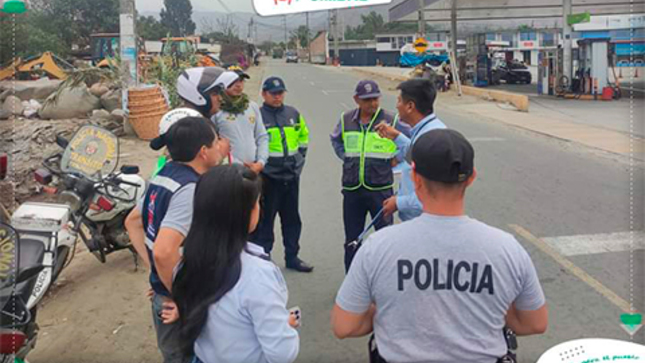 operativo inopinado a vehiculos menores