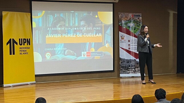 Cancillería Cajamarca genera el interés de estudiantes de la UPN por la carrera diplomática