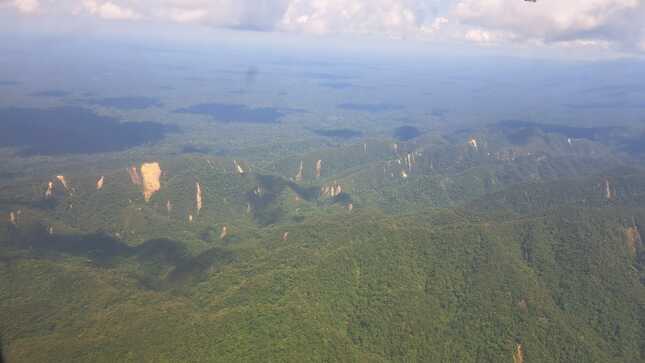 Sobrevuelo Cordillera Azul