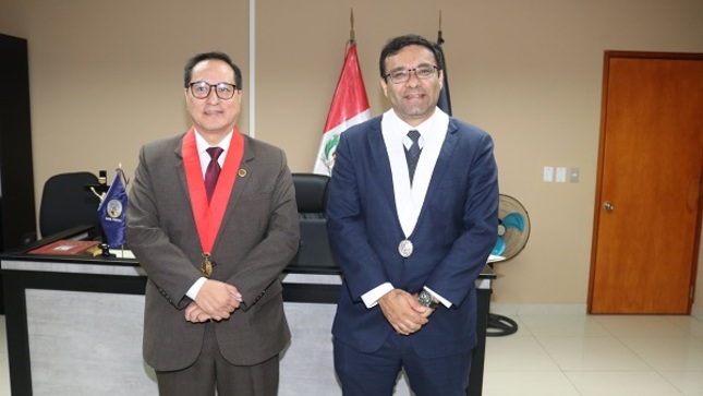 Importante reunión entre nuestro presidente de la Corte de Justicia de Lima Sur y el consejero del Consejo Ejecutivo Carlos Zavaleta