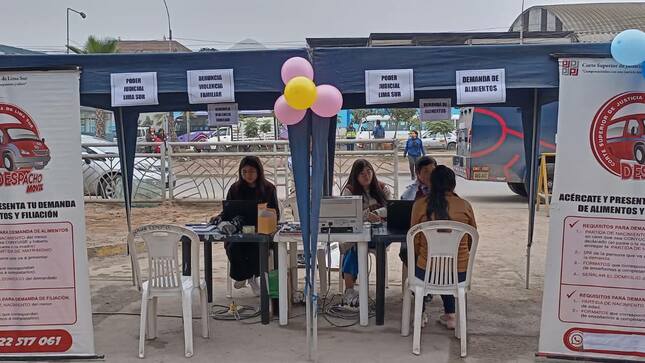 Jueces y personal jurisdiccional estuvieron en la Cooperativa de servicios especiales "Micaela Bastidas" en Villa María del Triunfo 