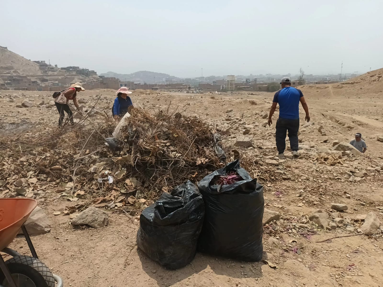 Ministerio de Cultura realizó acciones de limpieza para la protección del Sitio Arqueológico Pirámide de Nievería en Lurigancho-Chosica