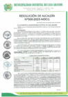 Vista preliminar de documento Resolución de Alcaldía 300-2023