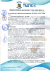 Vista preliminar de documento RESOLUCION DE ALCALDIA N° 099-2023-MDY/A