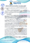 Vista preliminar de documento RESOLUCION DE ALCALDIA N° 100 -2023-MDY-A