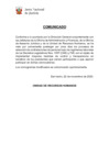 Vista preliminar de documento COMUNICADO DE SUSPENSIÓN DE CONVOCATORIAS CAS y 728