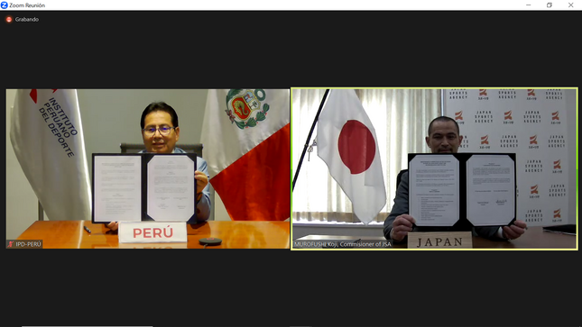 Misión diplomática efectuó coordinaciones para suscripción de Memorándum de Cooperación Deportiva entre el Perú y Japón