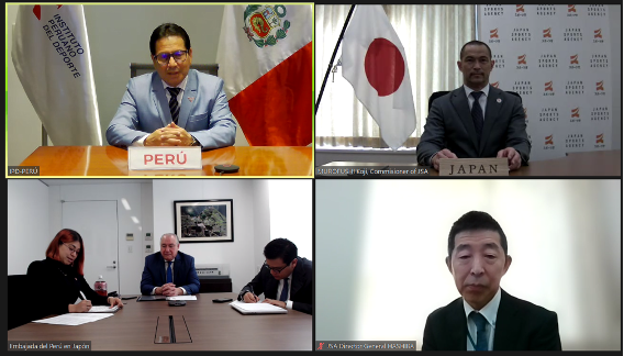 Misión diplomática efectuó coordinaciones para suscripción de Memorándum de Cooperación Deportiva entre el Perú y Japón