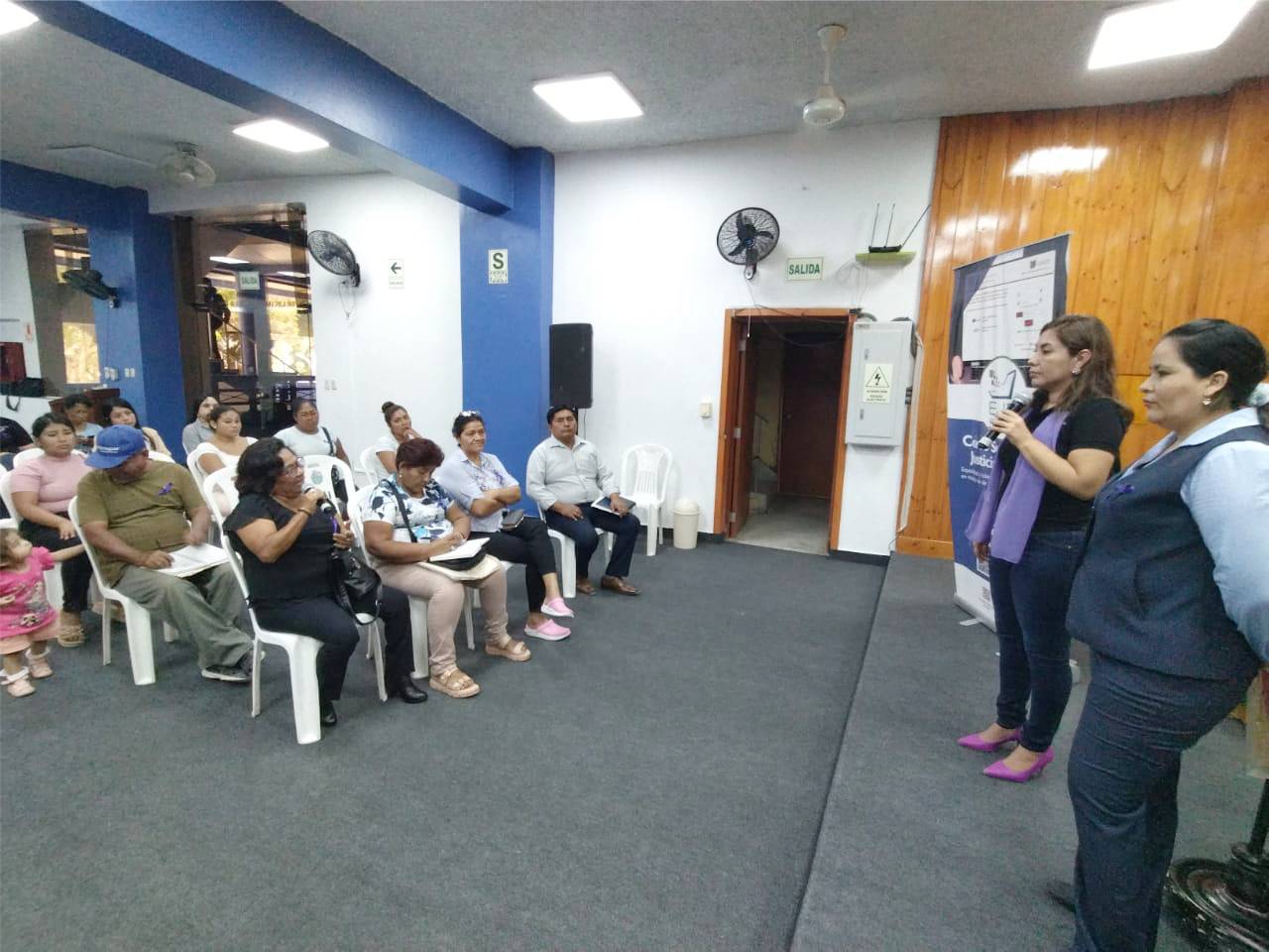 Paita: Poder Judicial recibe denuncias de casos de violencia y orienta a mujeres sobre procesos judiciales