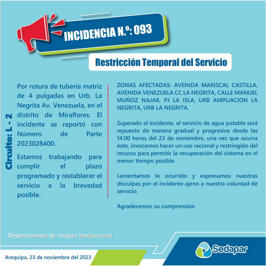 Restricción Temporal del Servicio