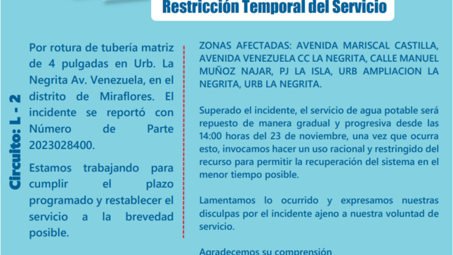 Restricción Temporal del Servicio