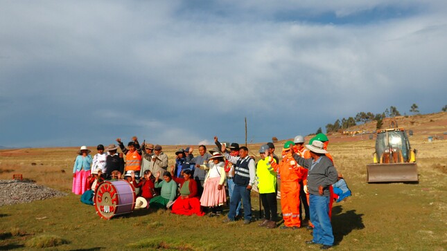 Pozo a tajo abierto en el Sector Ventilla del Distrito de Chucuito