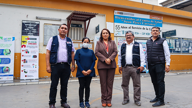 Foto 1 de Equipo de Diris Lima Centro supervisa instalaciones de los establecimientos de salud para fortalecer el primer nivel de atención