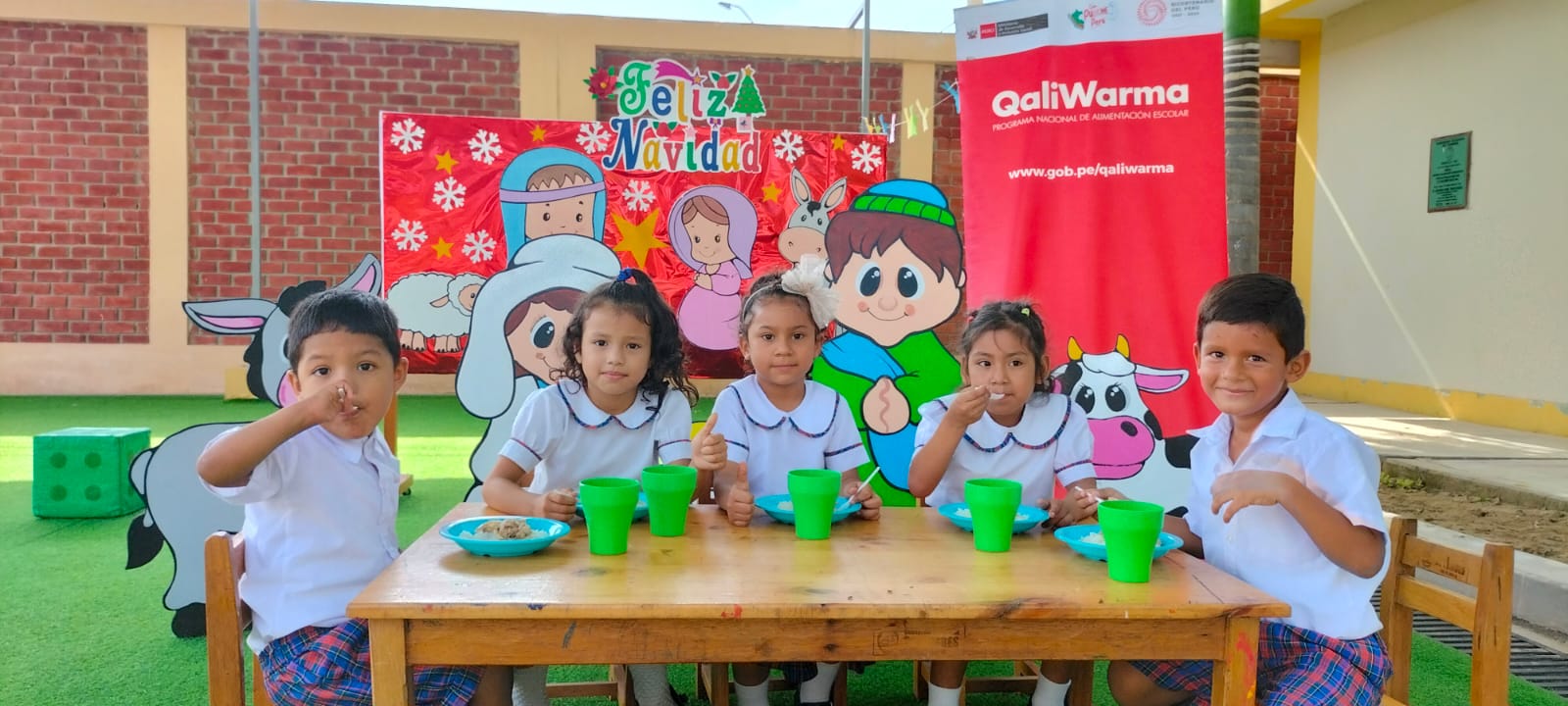 En Tumbes: Escolares de Qali Warma disfrutan de sus desayunos en Zarumilla