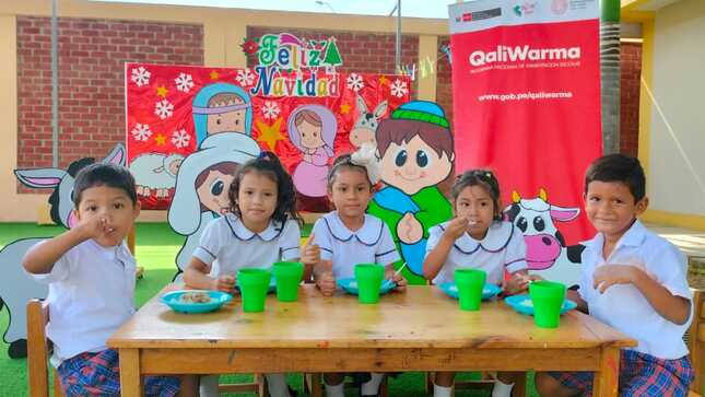 En Tumbes: Escolares de Qali Warma disfrutan de sus desayunos en Zarumilla