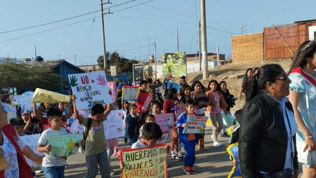 Archivo JPG de Demuna Realizó Pasacalle Con Alumnos De I. E Lobitos