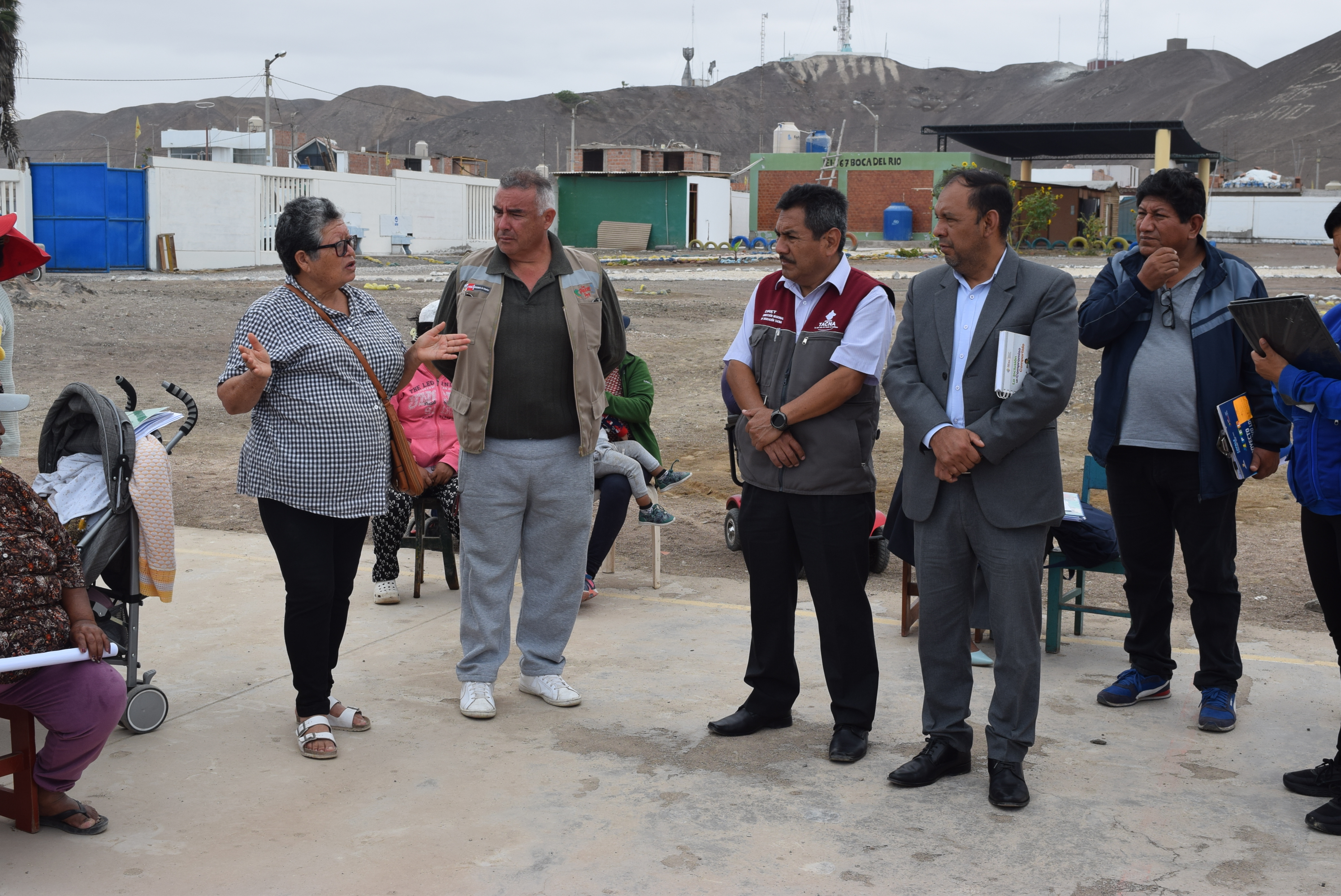 Visita a I.E en CP Boca del Río