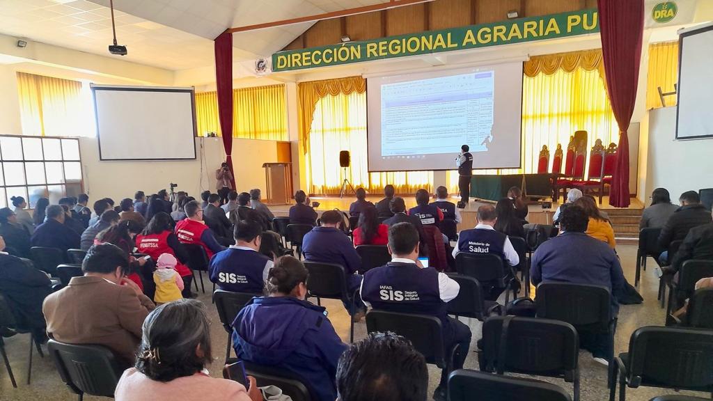 Minsa brindó asistencia técnica al gobierno regional de Puno para optimizar los servicios de salud