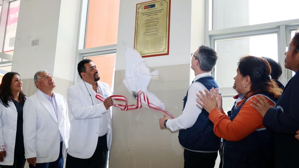 Hospital de Lima Este-Vitare recibe certificación como “Amigo de la madre, la niña y el niño”