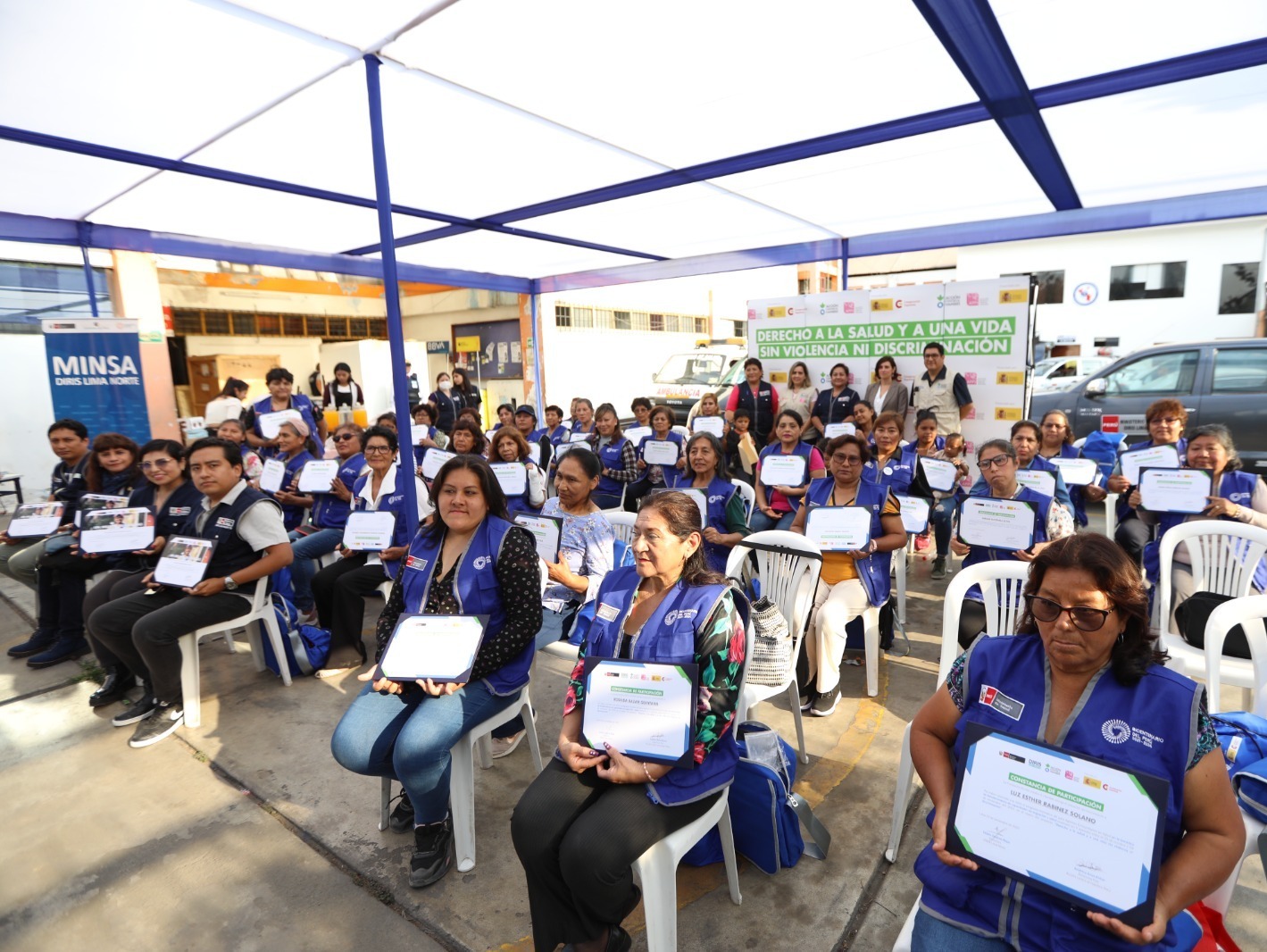 Ceremonia de agentes comunitarios. - 1