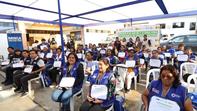 Ceremonia de agentes comunitarios. - 1