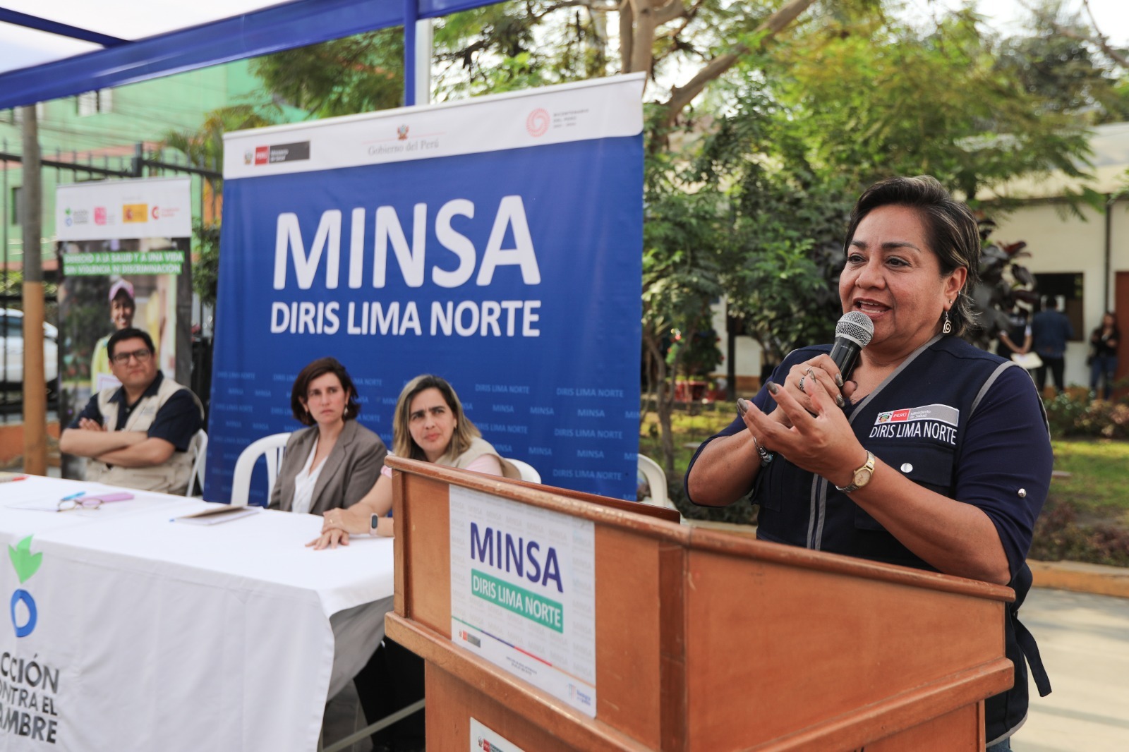 Ceremonia de agentes comunitarios. - 2