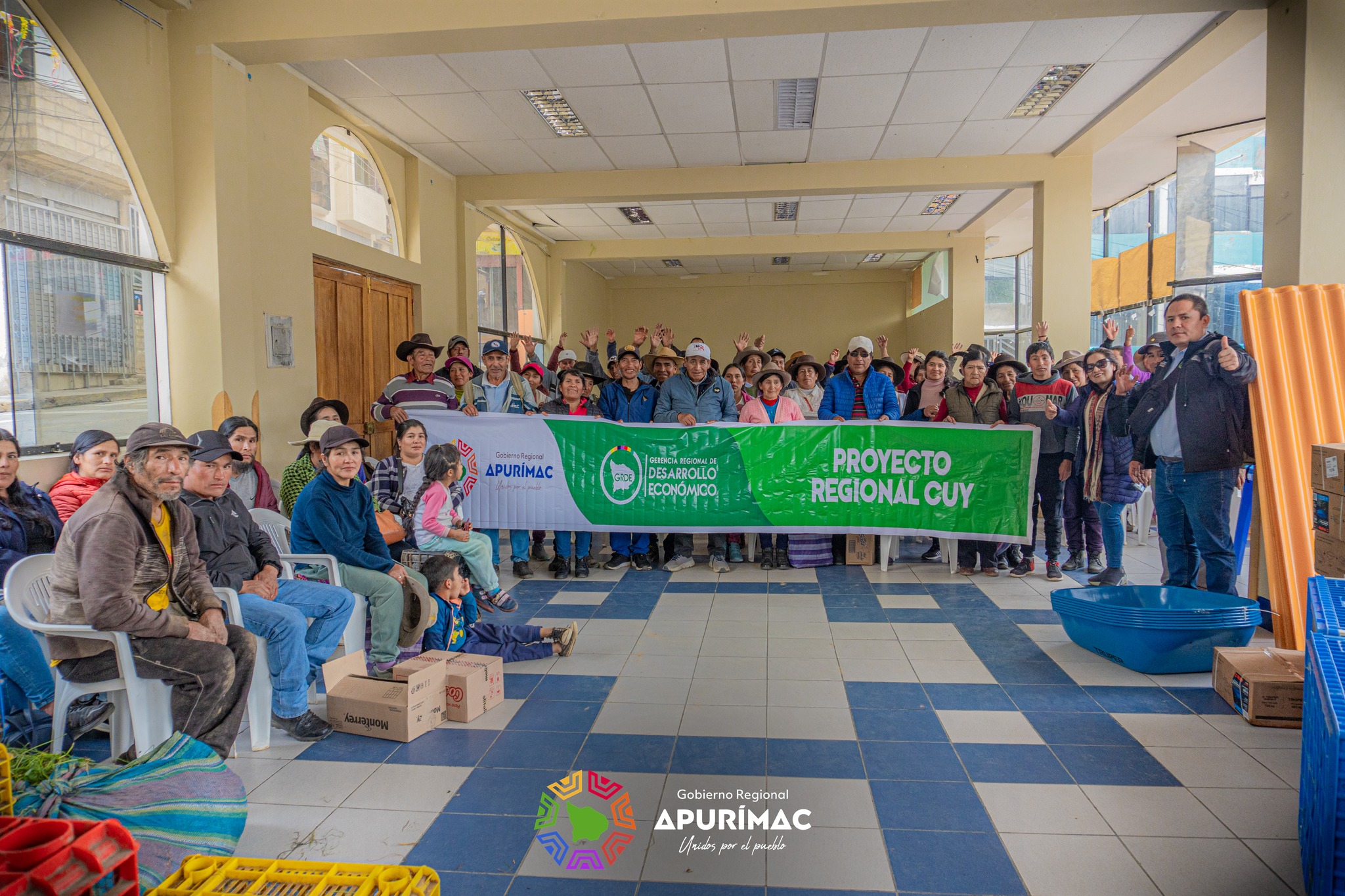 Impulsando el desarrollo regional con la entrega de cuyes reproductores de raza Perú en la provincia de Grau