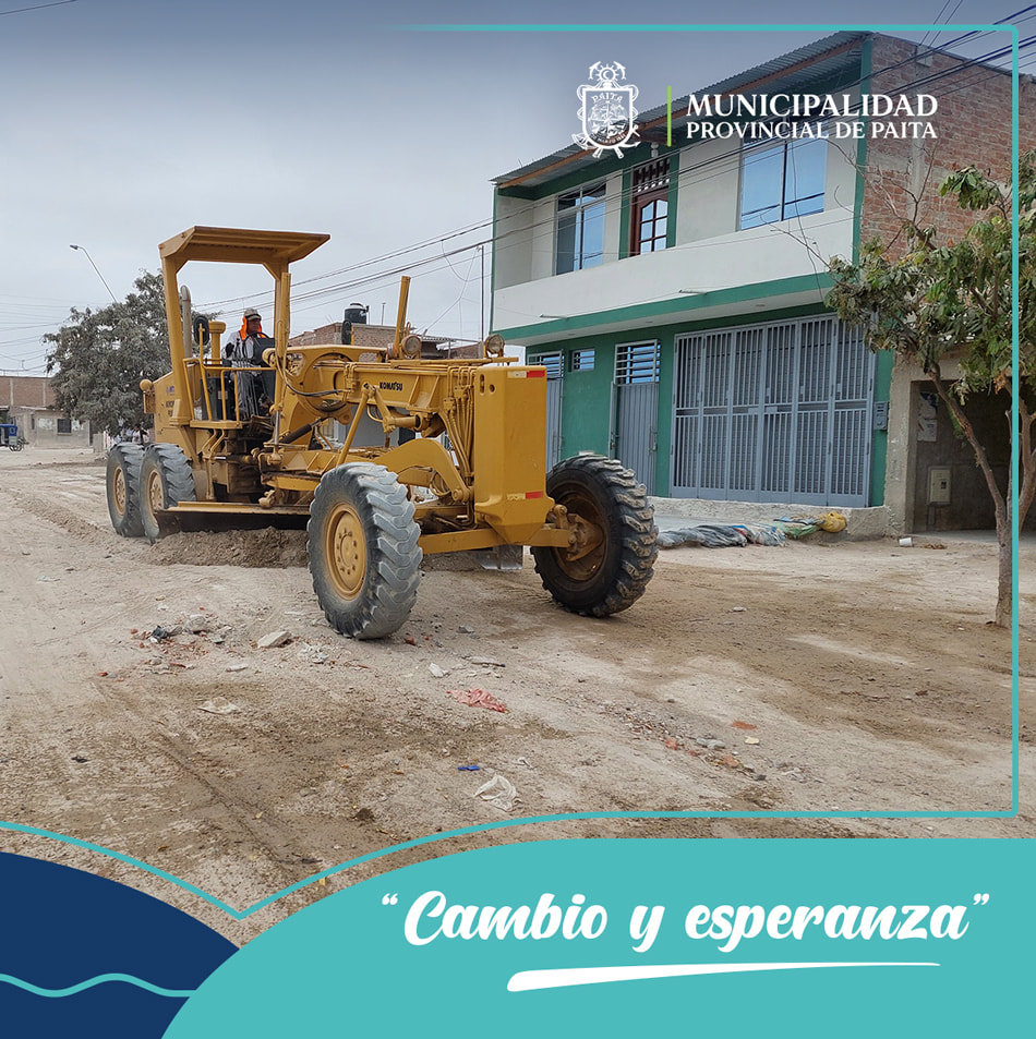 Municipalidad de Paita trabajó en el recojo de desmonte y mantenimiento de principales calles del A.H. Marco Jara II etapa