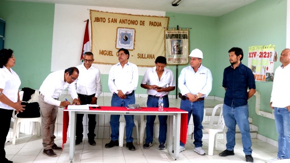 GORE Piura mejorará infraestructura de colegio San Antonio de Padua en Jibito
