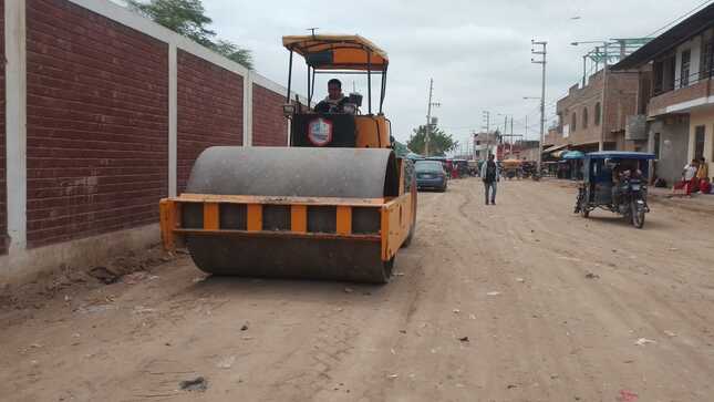 Municipalidad Realiza Trabajos De Mejoramiento En Calles Del Asentamiento Humano Nueve De Octubre