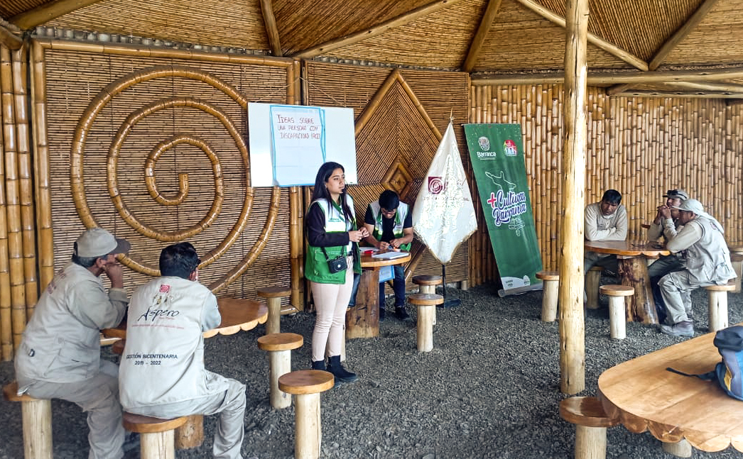 Intérpretes del patrimonio cultural de la civilización Caral participaron de capacitación realizada por la Municipalidad Provincial de Barra