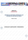 Vista preliminar de documento DI-400/GCI/011 “Auditorías internas a los Sistemas de Gestión del RENIEC”