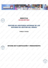 Vista preliminar de documento DI-400/GCI/011 “Auditorías internas a los Sistemas de Gestión del RENIEC”