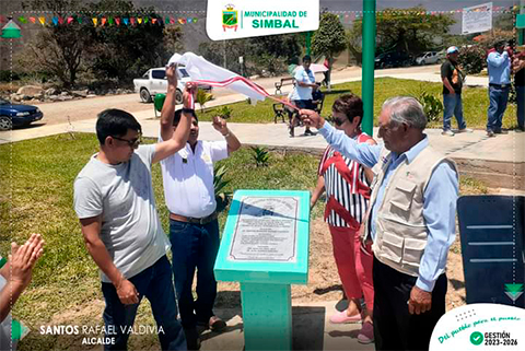 develación de placa de la plaza de chual