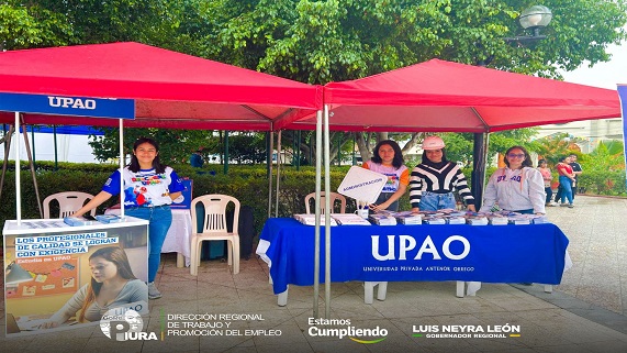 DRTPE Piura tuvo éxito en la organización de la Feria Vocacional "Orientando tu Futuro" en Tambogrande