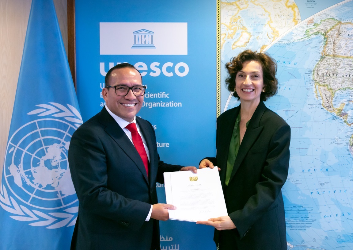 Presentación de cartas credenciales del Representante Permanente del Perú ante la UNESCO