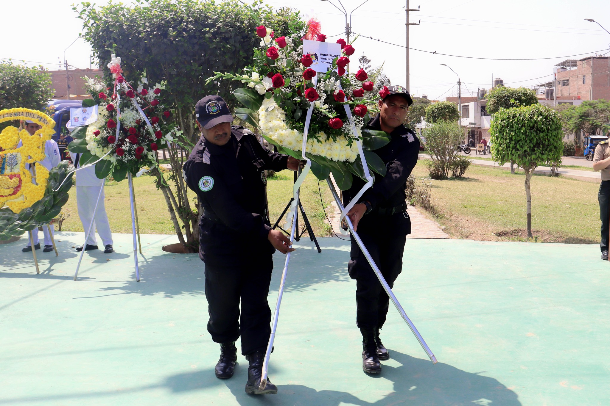 Municipalidad Provincial de Huaral presente en ceremonia de homenaje al peruano Mariano Santos Mateo