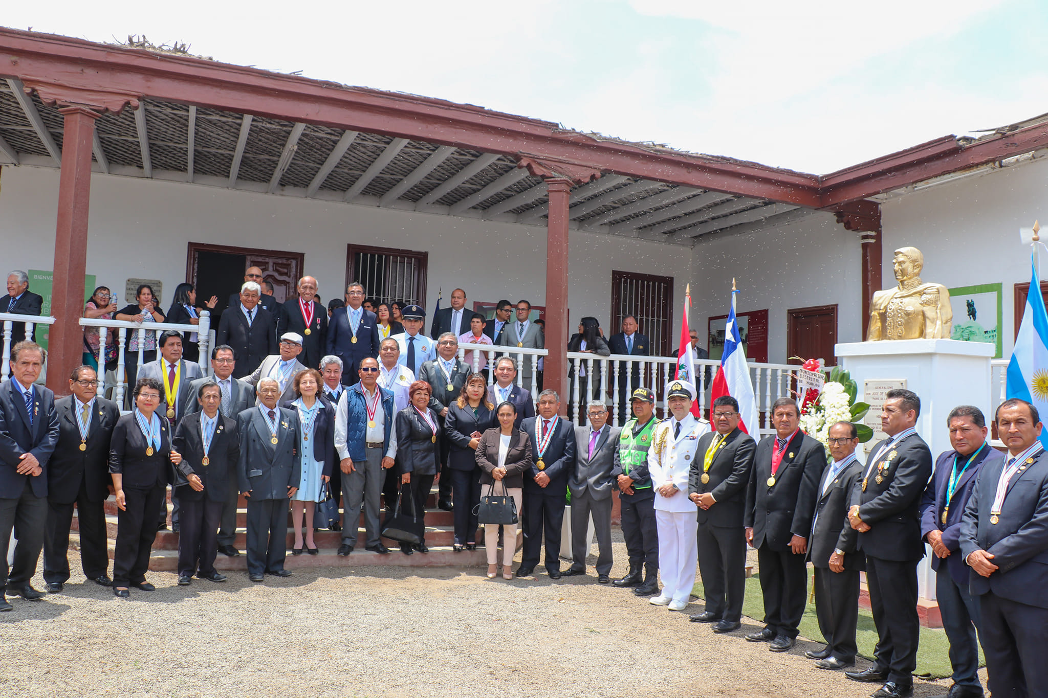 HUAURA CONMEMORA LOS 203 AÑOS DEL PRIMER GRITO DE LIBERTAD CON SESIÓN SOLEMNE Y ACTOS PROTOCOLARES POR EL 25 ANIVERSARIO DEL INSTITUTO SANMARTINIANO FILIAL HUAURA
