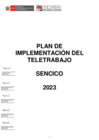 Vista preliminar de documento Plan de Implementación de Teletrabajo - SENCICO_vrs final