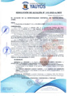 Vista preliminar de documento RESOLUCION DE ALCALDIA N° 143-2023-A-MDY
